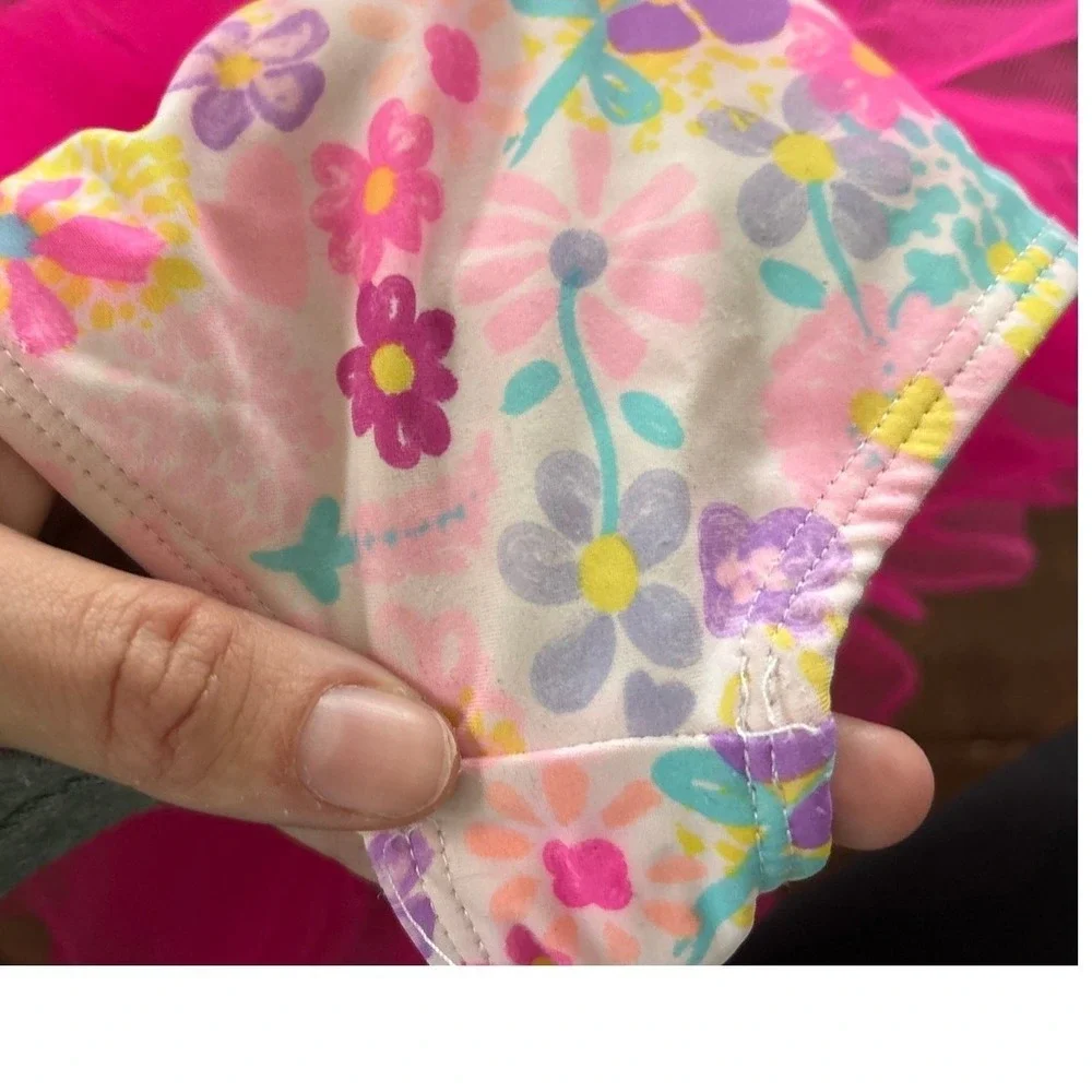 OP Girls 3T Swimsuit‎ One Piece Tutu Pink Floral